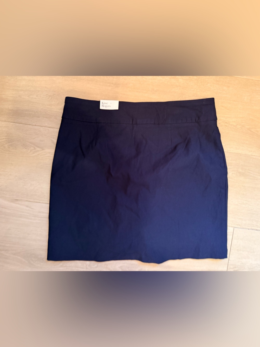 Kim Rogers Women's Blue Millennium Skort Tummy Control Size 14P NWT